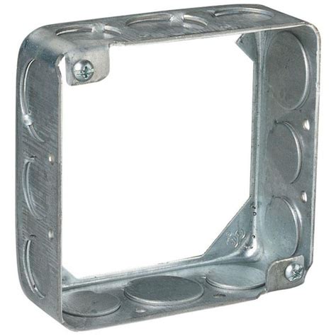 4x4 extension ring electrical box|2 gang electrical box extender.